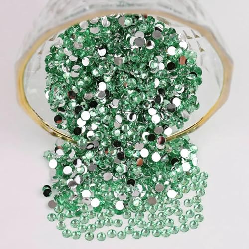 2 mm – 6 mm, rund, nicht Hotfix, Glitzer, Bling, Maniküre-Strass, silberfarben, flache Rückseite, Kunstharz, zum Aufkleben, Perlen, Nailart, Nagel-Edelsteine, DIY, A15 Peridot, 5 mm, 50 2 mm – 6 mm, rund, nicht Hotfix, Glitzer, Bling, Maniküre-Strass, silberfarben, flache Rückseite, Kunstharz, zum Aufkleben, Perlen, Nailart, Nagel-Edelsteine, DIY, A15 Peridot, 5 mm, 50 von DEFRTG