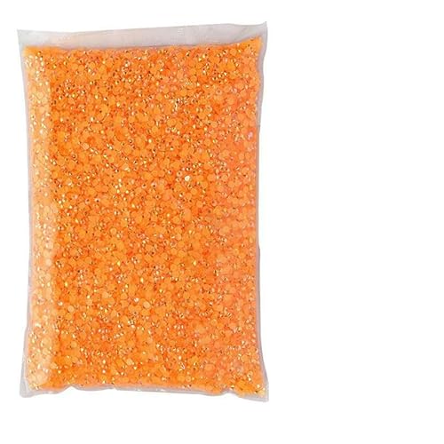 2 mm – 6 mm Jelly AB Resin Nicht-Hotfix-Strasssteine, Glitzer, flache Rückseite, Kristalle, Strass in großen Mengen für DIY-Nageldekoration – Sonne AB – 4,0 mm SS16 – 10.000 Stück von DEFRTG