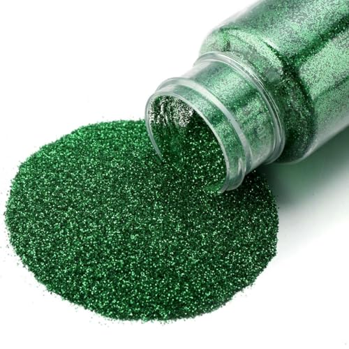 20/30 g/Flasche, funkelnder, feiner Glitzer zum Basteln, Farben von Nagelglitzer, Gesichtsglitzerpulver für Kunsthandwerk, Regenbogenglitzer, 30 g, Grün 20/30 g/Flasche, funkelnder, feiner Glitzer zum Basteln, Farben von Nagelglitzer, Gesichtsglitzerpulver für Kunsthandwerk, Regenbogenglitzer, 30 g, Grün von DEFRTG
