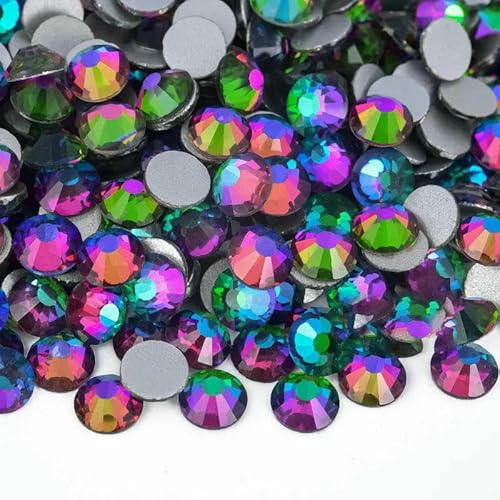 2028 grüne Farbe, nicht Hotfix-Strasssteine, Glitzer, flache Rückseite, Nägel, Strass-Kristalle zum Aufkleben für Nagelkunst, Nagel-Charms, B0035-Grüner Vulkan-SS4-1440 Stück-1 2028 grüne Farbe, nicht Hotfix-Strasssteine, Glitzer, flache Rückseite, Nägel, Strass-Kristalle zum Aufkleben für Nagelkunst, Nagel-Charms, B0035-Grüner Vulkan-SS4-1440 Stück-1 von DEFRTG