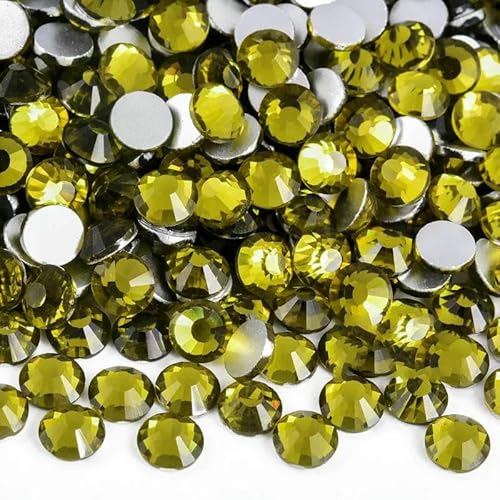 2028 grüne Farbe, nicht Hotfix-Strasssteine, Glitzer, flache Rückseite, zum Aufkleben auf Nägel, Strass-Kristalle für Nagelkunst, Nagel-Charms, B0035-Oliv-Mix, Größe 1440 Stück-1 2028 grüne Farbe, nicht Hotfix-Strasssteine, Glitzer, flache Rückseite, zum Aufkleben auf Nägel, Strass-Kristalle für Nagelkunst, Nagel-Charms, B0035-Oliv-Mix, Größe 1440 Stück-1 von DEFRTG