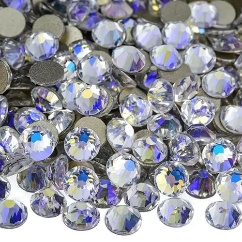 2088 Glitzerkristalle, nicht Hotfix-Strasssteine für Nägel, Strass-Kristalle, Strass-Steine, 16 geschliffene Facetten für Nagelkunst, Nagel-Charms, Kleid, Mondlicht, SS20, 1440 Stück 2088 Glitzerkristalle, nicht Hotfix-Strasssteine für Nägel, Strass-Kristalle, Strass-Steine, 16 geschliffene Facetten für Nagelkunst, Nagel-Charms, Kleid, Mondlicht, SS20, 1440 Stück von DEFRTG