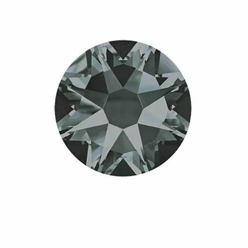 2088 Glitzerkristalle, nicht Hotfix-Strasssteine für Nägel, Strass-Kristalle, Strass-Steine, 16 geschliffene Facetten für Nagelkunst, Nagel-Charms, Kleid, Schwarzer Diamant, SS30, 28 2088 Glitzerkristalle, nicht Hotfix-Strasssteine für Nägel, Strass-Kristalle, Strass-Steine, 16 geschliffene Facetten für Nagelkunst, Nagel-Charms, Kleid, Schwarzer Diamant, SS30, 28 von DEFRTG