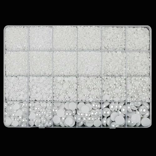 2800 teile/schachtel Luxus Strass Nail art Schmuck Set Glas Nagel Kristalle Box 3D Flache Glas Geformt Diamant Nägel Dekoration Edelstein-perle von DEFRTG