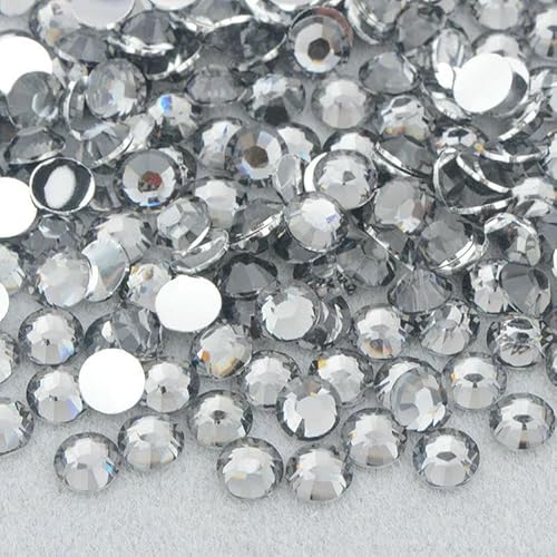 3,0 mm, 4,0 mm, 5 mm, 6 mm, lilafarbene Harz-Strasssteine mit flacher Rückseite, runde Nagelkristallsteine, keine Hotfix-Strass-Applikationen für Heimwerker, A02, Grau, 5 mm, 500 Stück 3,0 mm, 4,0 mm, 5 mm, 6 mm, lilafarbene Harz-Strasssteine mit flacher Rückseite, runde Nagelkristallsteine, keine Hotfix-Strass-Applikationen für Heimwerker, A02, Grau, 5 mm, 500 Stück von DEFRTG