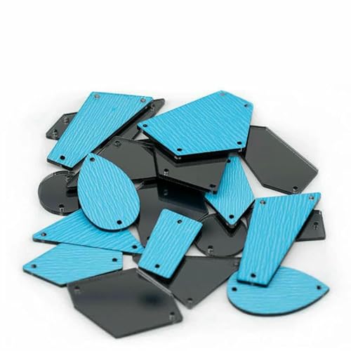 30/60/200 Stück Acryl-Spiegel-Näh-Strasssteine in verschiedenen Größen zum Aufnähen, DIY-Bastelarbeiten, flache Rückseite, Nähsteine für DIY-Kleidungsdekorationen, Grau, 20 30/60/200 Stück Acryl-Spiegel-Näh-Strasssteine in verschiedenen Größen zum Aufnähen, DIY-Bastelarbeiten, flache Rückseite, Nähsteine für DIY-Kleidungsdekorationen, Grau, 20 von DEFRTG