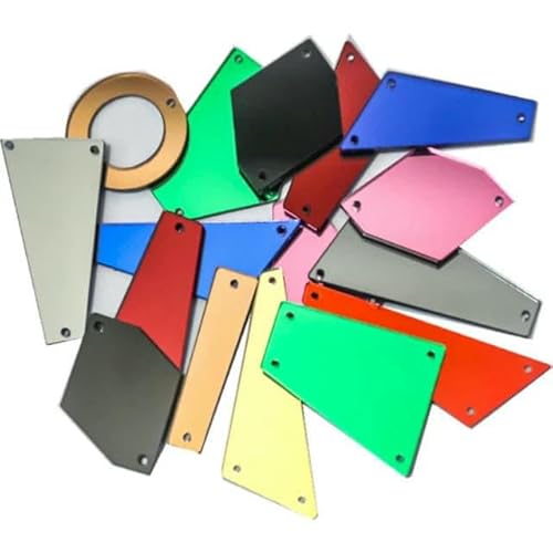 30 Stück gemischte Größen, klare Kristalle, zum Nähen, Spiegel-Strass-Applikation, flache Rückseite, Acryl-Strass zum Aufnähen, Stein für Kleidung, Handarbeiten, Größe, Farbmischung, 100 Stüc 30 Stück gemischte Größen, klare Kristalle, zum Nähen, Spiegel-Strass-Applikation, flache Rückseite, Acryl-Strass zum Aufnähen, Stein für Kleidung, Handarbeiten, Größe, Farbmischung, 100 Stüc von DEFRTG