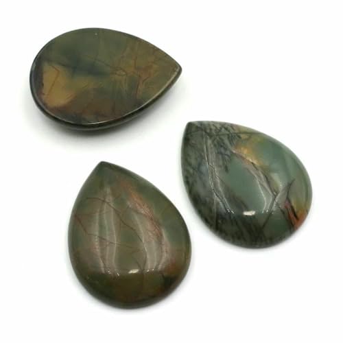 30 x 40 mm Cabochon-Perle in Wassertropfenform, Naturstein, Amethyst, DIY-Schmuck, Anhänger, Ohrringe, Broschen, Zubehör, Chakra, Heimdekoratio 30 x 40 mm Cabochon-Perle in Wassertropfenform, Naturstein, Amethyst, DIY-Schmuck, Anhänger, Ohrringe, Broschen, Zubehör, Chakra, Heimdekoratio von DEFRTG