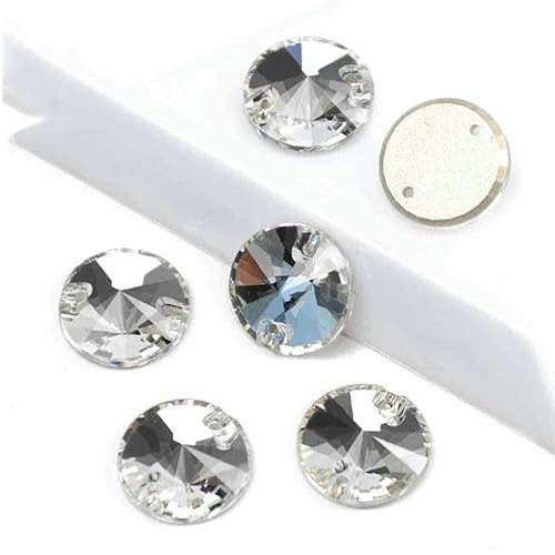 3200 Kristall-Strasssteine zum Aufnähen, DIY-Glassteine, flache Rückseite, Strasssteine zum Nähen für Handarbeiten, Kristall, 14,0 mm, 20 Stück 3200 Kristall-Strasssteine zum Aufnähen, DIY-Glassteine, flache Rückseite, Strasssteine zum Nähen für Handarbeiten, Kristall, 14,0 mm, 20 Stück von DEFRTG