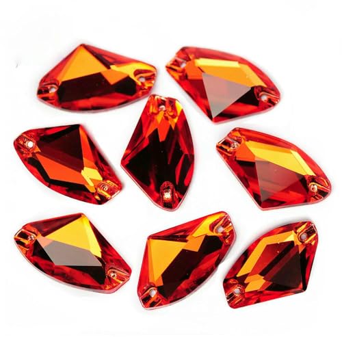 3256 Galactic Aufnäher aus Kristallglas, flache Rückseite, Strasssteine, AAAAA-Steine für Trikot-Kleid-Dekoration, DIY-Edelsteine, Hyazinthe, 9 x 14 mm, 3 3256 Galactic Aufnäher aus Kristallglas, flache Rückseite, Strasssteine, AAAAA-Steine für Trikot-Kleid-Dekoration, DIY-Edelsteine, Hyazinthe, 9 x 14 mm, 3 von DEFRTG