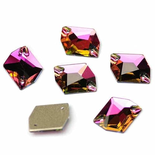 3265 Cosmic Flache Rückseite zum Aufnähen von Kristallsteinen, Nähen von Glas-Strasssteinen, DIY, lose Strasssteine für Kleider, VM, 16 x 20 mm, 30 Stück 3265 Cosmic Flache Rückseite zum Aufnähen von Kristallsteinen, Nähen von Glas-Strasssteinen, DIY, lose Strasssteine für Kleider, VM, 16 x 20 mm, 30 Stück von DEFRTG