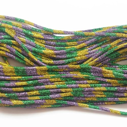 5 Yards 2 Yards Cristal Real Drill Strass String Seil Glitter 6mm Crystal Pipeline Strass Trim in Champagner Peridot-PBY-5 Yards pro Stück von DEFRTG
