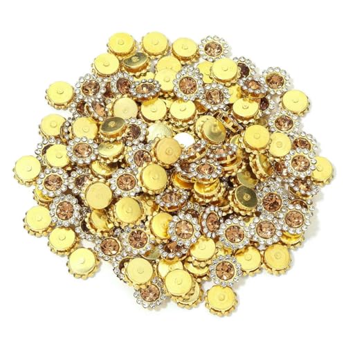 50–100 Stück Sonnenblumen-Nähkrallen-Strasssteine, 0,9–1,15 cm, Glasknöpfe zum Aufnähen, Perlen für DIY-Kleidung, Heimnähzubehör, Gelb, 0,9 cm 50–100 Stück Sonnenblumen-Nähkrallen-Strasssteine, 0,9–1,15 cm, Glasknöpfe zum Aufnähen, Perlen für DIY-Kleidung, Heimnähzubehör, Gelb, 0,9 cm von DEFRTG