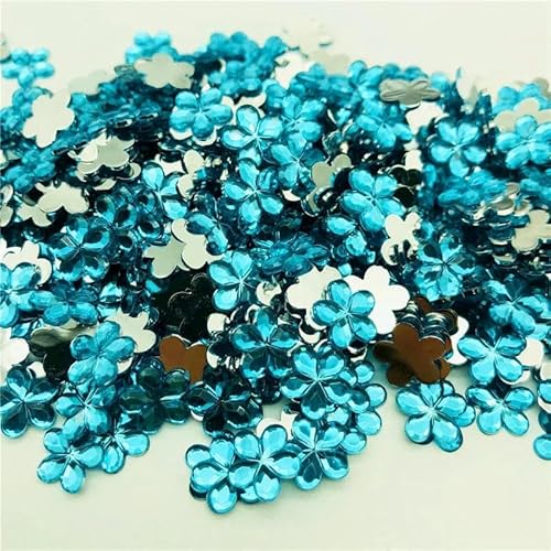50–200 Stück/Los Mehrgröße Schneeflocke FlatBack Blume Acryl Strass für DIY Handarbeit Scrapbook Basteln Kleidung Zubehör-Himmelblau-6MM 200 Stück 50–200 Stück/Los Mehrgröße Schneeflocke FlatBack Blume Acryl Strass für DIY Handarbeit Scrapbook Basteln Kleidung Zubehör-Himmelblau-6MM 200 Stück von DEFRTG