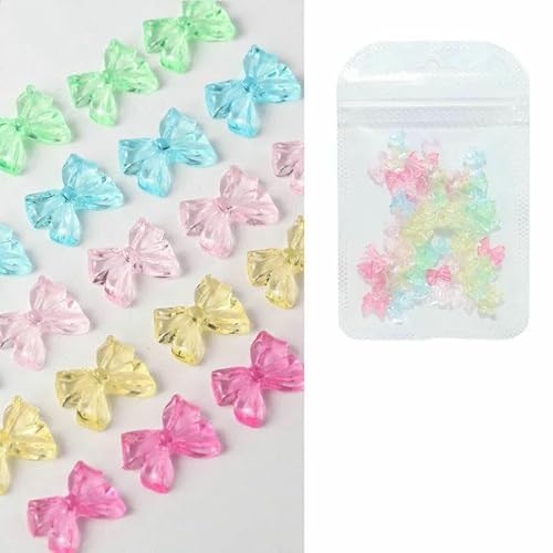 50 Stück rosa Schleife Nagel Charms Teile Kawaii transparente Schleife Nägel Dekoration Zubehör DIY Nail Art Design Zubehör-TBF-MX2 50 Stück rosa Schleife Nagel Charms Teile Kawaii transparente Schleife Nägel Dekoration Zubehör DIY Nail Art Design Zubehör-TBF-MX2 von DEFRTG