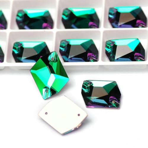 6A Cosmic Aufnähstein, gemischte Farben, Kristallglas-Strass, Nähzubehör, DIY-Kleidungsherstellung, Dekoration, Smaragdgrün, 13 x 17 mm, 16 Stück 6A Cosmic Aufnähstein, gemischte Farben, Kristallglas-Strass, Nähzubehör, DIY-Kleidungsherstellung, Dekoration, Smaragdgrün, 13 x 17 mm, 16 Stück von DEFRTG