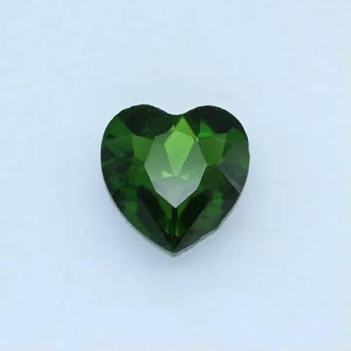 8–27 mm Herzform, handgefertigt, Pointback-Strasssteine, Glas, DIY-Kristall-Strasssteine, Kleidungsstück, Kleid, Dekorationsperlen, grasgrün, von DEFRTG