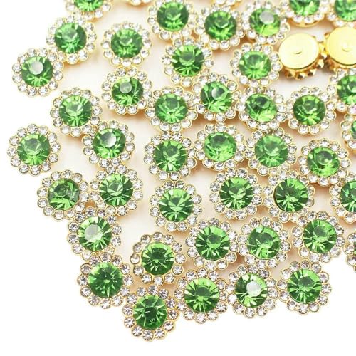 8 mm – 12 mm Sonnenblumen-Nähkralle, Strasssteine, Kristalle, Glasperlen, Knöpfe, Steine, zum Aufnähen von Strasssteinen für Kleidung, Nähzubehör, Peridot, G, 12 mm, 30 Stück 8 mm – 12 mm Sonnenblumen-Nähkralle, Strasssteine, Kristalle, Glasperlen, Knöpfe, Steine, zum Aufnähen von Strasssteinen für Kleidung, Nähzubehör, Peridot, G, 12 mm, 30 Stück von DEFRTG