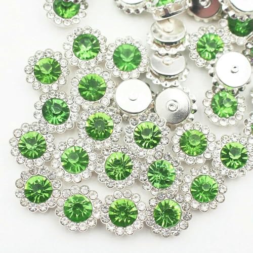 8 mm – 12 mm Sonnenblumen-Nähkralle, Strasssteine, Kristalle, Glasperlen, Knöpfe, Steine, zum Aufnähen von Strasssteinen für Kleidung, Nähzubehör, Peridot, S, 8 mm, 100 Stück 8 mm – 12 mm Sonnenblumen-Nähkralle, Strasssteine, Kristalle, Glasperlen, Knöpfe, Steine, zum Aufnähen von Strasssteinen für Kleidung, Nähzubehör, Peridot, S, 8 mm, 100 Stück von DEFRTG