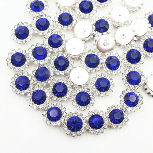 8 mm – 12 mm Sonnenblumen-Nähkralle, Strasssteine, Kristalle, Glasperlen, Knöpfe, Steine, zum Aufnähen von Strasssteinen für Kleidung, Nähzubehör, Saphir, S, 12 mm, 100 Stück 8 mm – 12 mm Sonnenblumen-Nähkralle, Strasssteine, Kristalle, Glasperlen, Knöpfe, Steine, zum Aufnähen von Strasssteinen für Kleidung, Nähzubehör, Saphir, S, 12 mm, 100 Stück von DEFRTG