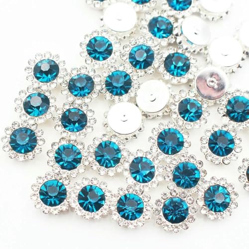 8 mm – 12 mm Sonnenblumen-Nähkralle, Strasssteine, Kristalle, Glasperlen, Knöpfe, Steine, zum Aufnähen von Strasssteinen für Kleidung, Nähzubehör, blauer Zirkon, S, 10 mm, 100 Stück 8 mm – 12 mm Sonnenblumen-Nähkralle, Strasssteine, Kristalle, Glasperlen, Knöpfe, Steine, zum Aufnähen von Strasssteinen für Kleidung, Nähzubehör, blauer Zirkon, S, 10 mm, 100 Stück von DEFRTG