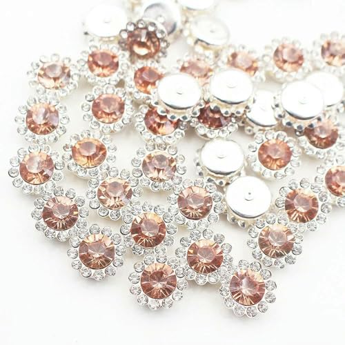 8 mm – 12 mm Sonnenblumen-Nähkralle, Strasssteine, Kristalle, Glasperlen, Knöpfe, Steine, zum Aufnähen von Strasssteinen für Kleidung, Nähzubehör, heller Pfirsich, S, 8 mm, 30 Stück 8 mm – 12 mm Sonnenblumen-Nähkralle, Strasssteine, Kristalle, Glasperlen, Knöpfe, Steine, zum Aufnähen von Strasssteinen für Kleidung, Nähzubehör, heller Pfirsich, S, 8 mm, 30 Stück von DEFRTG