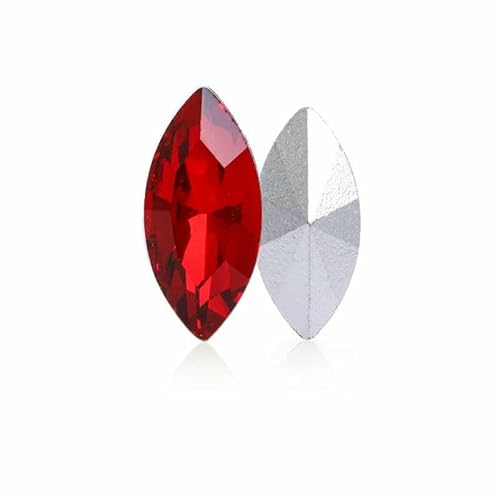 Alle Größen 3–32 mm, Strass, Schmuck, Basteln, Pferdeauge, Glaskristall, ausgefallene Steine, Kleidungsdekoration, Blattbefunde, Helles Siam, 13 x 27 mm, 10 Stück Alle Größen 3–32 mm, Strass, Schmuck, Basteln, Pferdeauge, Glaskristall, ausgefallene Steine, Kleidungsdekoration, Blattbefunde, Helles Siam, 13 x 27 mm, 10 Stück von DEFRTG