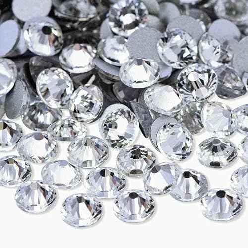 Bling SS6-SS30 Flatback-Kristalle, Glas, nicht Hotfix-Strasssteine, neue Neonfarben, DIY-Nagelkunst, Glitzer-Edelsteine, стразы-Kristall-SS8-1440 Stück von DEFRTG
