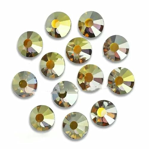 Exquisiter, schimmernder AB-Strass mit strapazierfähigem Glanz, Hotfix-Kristall, flache Rückseite, Glitzerstein für DIY-Bügeleisen, Stoff, Kleidungsstücke – Helltopas-Schimmer – SS20, 1440 Stück Exquisiter, schimmernder AB-Strass mit strapazierfähigem Glanz, Hotfix-Kristall, flache Rückseite, Glitzerstein für DIY-Bügeleisen, Stoff, Kleidungsstücke – Helltopas-Schimmer – SS20, 1440 Stück von DEFRTG