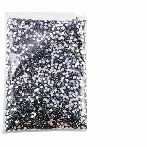 Flatback-Silberunterseite aus Kunstharz, nicht Hotfix-Strasssteine in großer Packung, Glitzerkristalle und Strass – 24 Montana – 3,0 mm SS10 – von DEFRTG