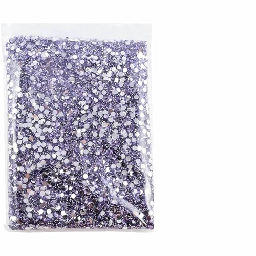 Flatback-Strasssteine aus Harz mit silberner Unterseite, nicht Hotfix-Strasssteine in großer Packung, Glitzerkristalle und Strasssteine, 11 helle von DEFRTG