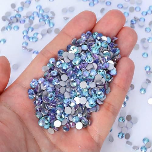 Flatback-Strasssteine ohne Hotfix, blau, Kristallglas, Strass zum Aufkleben auf Diamantsteine, DIY-Zubehör für Nagelkunst, Hochzeitskleid, Blau Flatback-Strasssteine ohne Hotfix, blau, Kristallglas, Strass zum Aufkleben auf Diamantsteine, DIY-Zubehör für Nagelkunst, Hochzeitskleid, Blau von DEFRTG