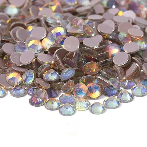 Glitzer-Mokka, nicht Hotfix-Strasssteine, Strass-Steine für Nägel, Kristalle, Diamanten, für Nagelkunst, Nagel-Charms, Nägel, Kleider, Hellkaffe von DEFRTG
