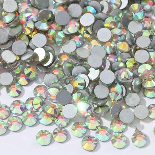 Größe SS6 SS10 SS12 SS16 SS20 Kristall-Strasssteine, nicht Hot Fix, flache Rückseite, Strasssteine und Stoff-Strasssteine für Nageldekorationen, Kristall AB, SS16, 1440 Stück Größe SS6 SS10 SS12 SS16 SS20 Kristall-Strasssteine, nicht Hot Fix, flache Rückseite, Strasssteine und Stoff-Strasssteine für Nageldekorationen, Kristall AB, SS16, 1440 Stück von DEFRTG
