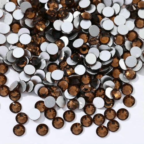 Größe SS6 SS10 SS12 SS16 SS20 Kristall-Strasssteine, nicht Hotfix, flache Rückseite, Strasssteine und Stoff-Strasssteine für Nageldekorationen, Rauchtopas-Mix, SS6-SS30, 1440 Stück Größe SS6 SS10 SS12 SS16 SS20 Kristall-Strasssteine, nicht Hotfix, flache Rückseite, Strasssteine und Stoff-Strasssteine für Nageldekorationen, Rauchtopas-Mix, SS6-SS30, 1440 Stück von DEFRTG