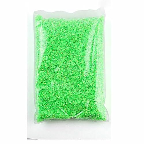 Harz-Strasssteine für Kleidungsdekorationen, nicht Hotfix-Kristall-Nagel-Edelsteine, flache Rückseite, zum Aufkleben auf Strass-Zubehör – Hellgrün AB – 2 mm – 50.000 Stück Harz-Strasssteine für Kleidungsdekorationen, nicht Hotfix-Kristall-Nagel-Edelsteine, flache Rückseite, zum Aufkleben auf Strass-Zubehör – Hellgrün AB – 2 mm – 50.000 Stück von DEFRTG