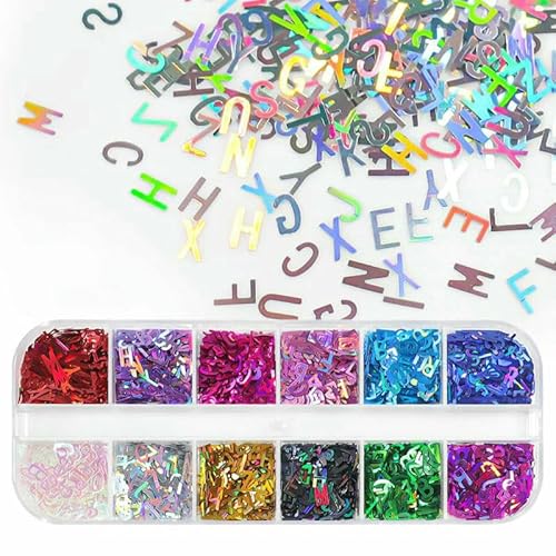 Holografisches süßes Liebesherz, Nagelkunst, Glitzer-Pailletten, leuchtende Laser-Fluoreszenz, Stern, Schmetterling, 3D-Nageldekorationen, Zubehör-12LSZM-1 Holografisches süßes Liebesherz, Nagelkunst, Glitzer-Pailletten, leuchtende Laser-Fluoreszenz, Stern, Schmetterling, 3D-Nageldekorationen, Zubehör-12LSZM-1 von DEFRTG