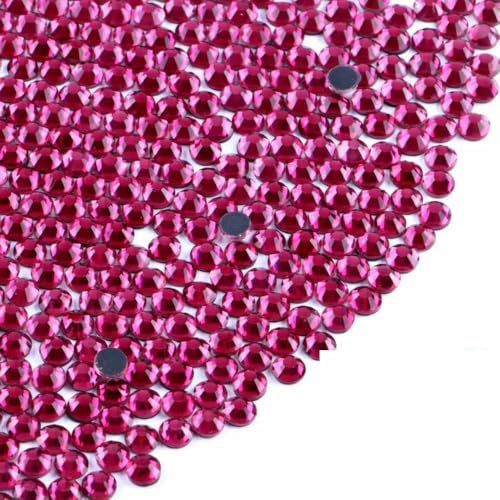 Hotfix-Strasssteine AAAAA/Crystal AB SS6 SS10 SS16 SS20 SS30 SS40 SS50, Glas-Strass zum Aufbügeln, Hotfix-Rose-SS10, 1440 Stück Hotfix-Strasssteine AAAAA/Crystal AB SS6 SS10 SS16 SS20 SS30 SS40 SS50, Glas-Strass zum Aufbügeln, Hotfix-Rose-SS10, 1440 Stück von DEFRTG