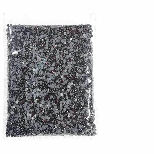 Hotfix-Strasssteine in 36 Farben, Flatback-Kristalle, Glas-Strasssteine für DIY-Nagelzubehör, Dunkel Amethyst, SS16, 14400 Stück von DEFRTG