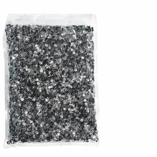 Hotfix-Strasssteine in 36 Farben, Flatback-Kristalle, Glas-Strasssteine für DIY-Nagelzubehör, Kristall, SS16, 14400 Stück von DEFRTG