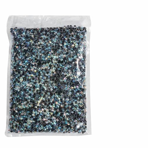 Hotfix-Strasssteine in 36 Farben, Flatback-Kristalle, Glas-Strasssteine für DIY-Nagelzubehör, Kristall AB, SS16, 14400 Stück von DEFRTG