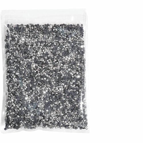 Hotfix-Strasssteine in 36 Farben, Flatback-Kristalle, Glas-Strasssteine für DIY-Nagelzubehör, Minensilber, SS20, 7200 Stück von DEFRTG