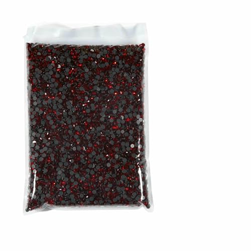 Hotfix-Strasssteine in 36 Farben, Flatback-Kristalle, Glas-Strasssteine für DIY-Nagelzubehör, Siam, SS10, 14400 Stück von DEFRTG