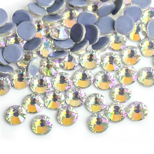 Hotfix-Strasssteine in 40 Farben, Kristall-AB, zum Aufbügeln, Glas-Strass-Hotfix-Strasssteine für Nagelkunst, Nähen und Stoffdekoration, Nachth Hotfix-Strasssteine in 40 Farben, Kristall-AB, zum Aufbügeln, Glas-Strass-Hotfix-Strasssteine für Nagelkunst, Nähen und Stoffdekoration, Nachth von DEFRTG