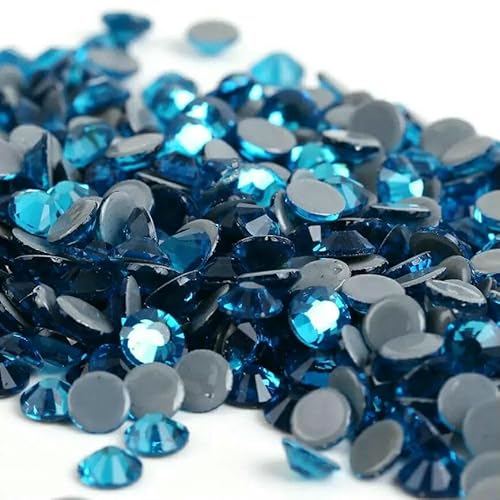 Hotfix-Strasssteine in 40 Farben, Kristall-AB, zum Aufbügeln, Glas-Strass-Hotfix-Strasssteine für Nagelkunst, Nähen und Stoffdekoration, blauer Hotfix-Strasssteine in 40 Farben, Kristall-AB, zum Aufbügeln, Glas-Strass-Hotfix-Strasssteine für Nagelkunst, Nähen und Stoffdekoration, blauer von DEFRTG
