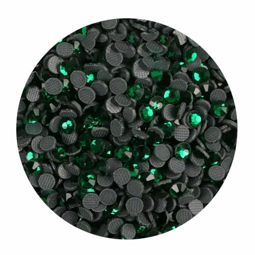 Hotfix-Strasssteine in AB-Farbe, SS6, SS10, SS16, SS20, Kristallglas, besserer Stein mit Kleber auf der flachen Rückseite, M-Folie, Wärmepresssteine, 12–5 mm (SS20), 1440 Stück von DEFRTG