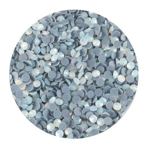 Hotfix-Strasssteine in AB-Farbe, SS6, SS10, SS16, SS20, Kristallglas, besserer Stein mit Kleber auf der flachen Rückseite, M-Folie, Wärmepresssteine, 136–5 mm (SS20), 1440 Stück von DEFRTG