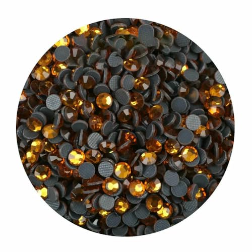 Hotfix-Strasssteine in AB-Farbe, SS6, SS10, SS16, SS20, Kristallglas, besserer Stein mit Kleber auf der flachen Rückseite, M-Folie, Wärmepresssteine, 15–5 mm (SS20), 1440 Stück von DEFRTG