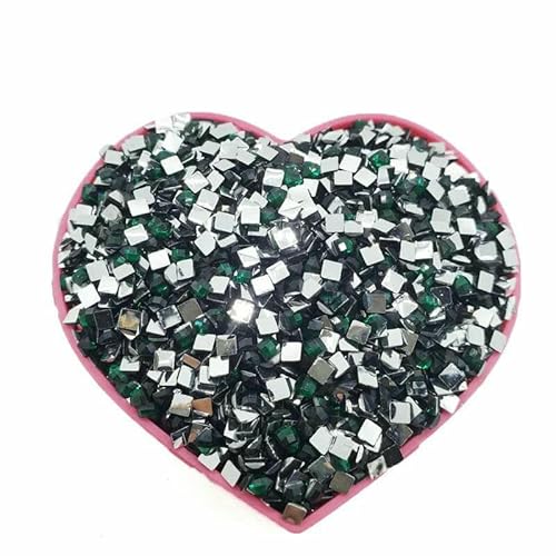 Kristalldiamant, glänzend, quadratisch, Steinmalerei, Harz, Stickerei, Strass zum Bemalen von Diamantkunst, Kristallquadrat, 500–250 g Kristalldiamant, glänzend, quadratisch, Steinmalerei, Harz, Stickerei, Strass zum Bemalen von Diamantkunst, Kristallquadrat, 500–250 g von DEFRTG