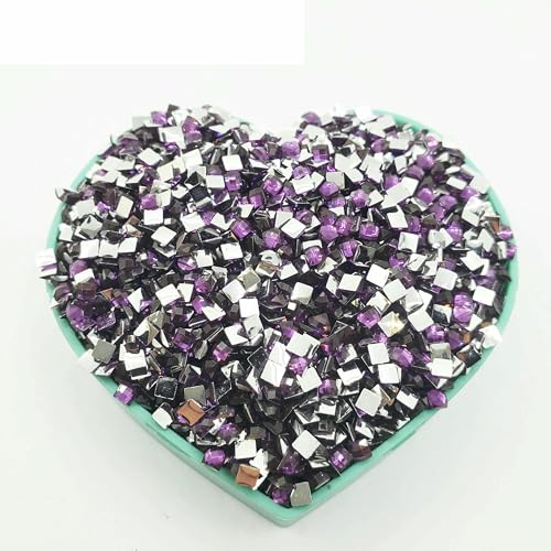 Kristallsteinharz, glänzendes quadratisches Diamantgemälde, Stickerei, Strasssteine, vollständiges Gemälde, Diamantkunst, Kristallquadrat, 3834–30 g von DEFRTG